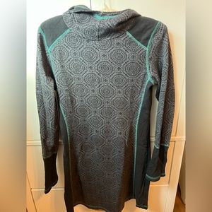 Prana cotton hoodie dress xs